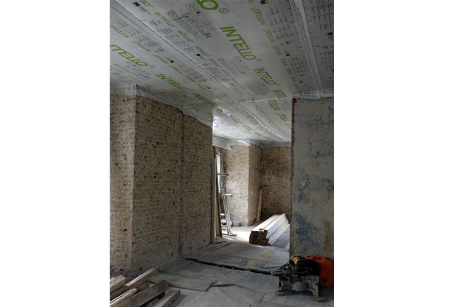 renovation georgian house breathable membrane ceiling