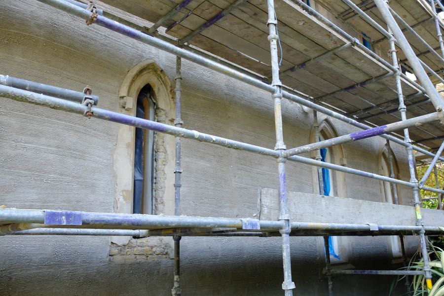 restoration new lime render georgian house cork